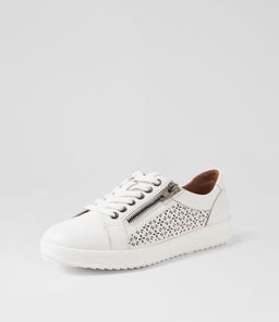 ZARINA D SU WHITE WHITE SOLE LEATHER