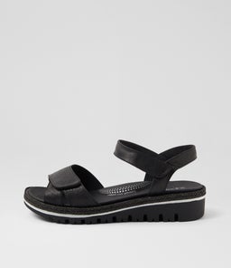 ARIN SU BLACK BLACK SOLE LEATHER