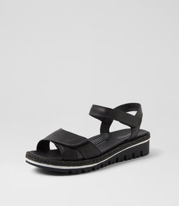ARIN SU BLACK BLACK SOLE LEATHER