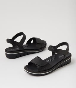 ARIN SU BLACK BLACK SOLE LEATHER