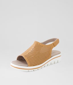 ACTUAL SU DK TAN WHITE SOLE LEATHER