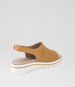 ACTUAL SU DK TAN WHITE SOLE LEATHER