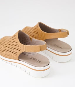 ACTUAL SU DK TAN WHITE SOLE LEATHER