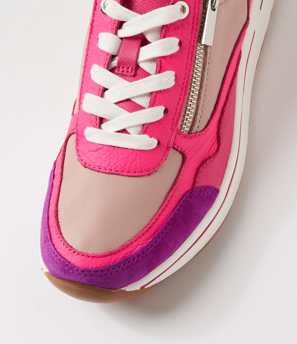 Sashing Magenta Warm Rose Multi Sneakers | Shop Online at