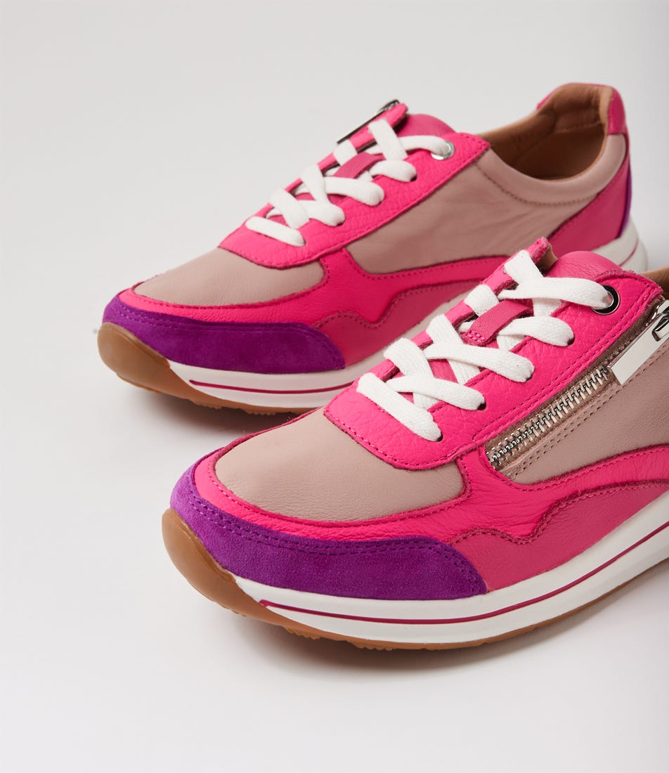 Sashing Magenta Warm Rose Multi Sneakers | Shop Online at