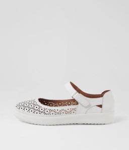 ZELINDA SU WHITE WHITE SOLE LEATHER