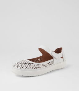 ZELINDA SU WHITE WHITE SOLE LEATHER