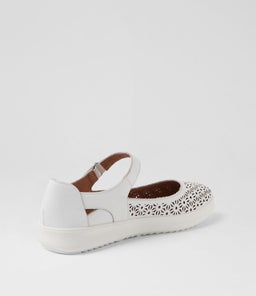 ZELINDA SU WHITE WHITE SOLE LEATHER