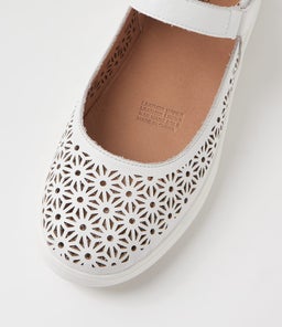 ZELINDA SU WHITE WHITE SOLE LEATHER