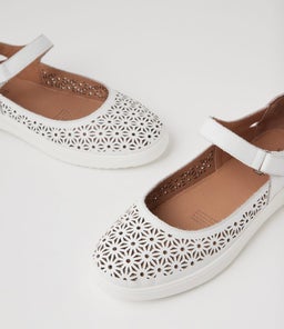 ZELINDA SU WHITE WHITE SOLE LEATHER