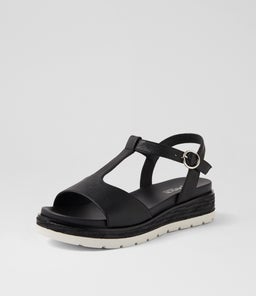 LAYYLA SU BLACK BLACK HEEL LEATHER
