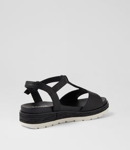 LAYYLA SU BLACK BLACK HEEL LEATHER