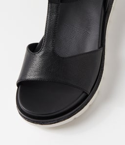 LAYYLA SU BLACK BLACK HEEL LEATHER