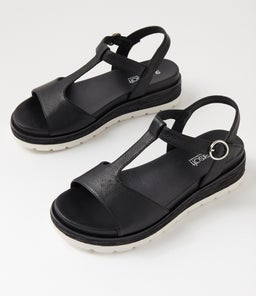 LAYYLA SU BLACK BLACK HEEL LEATHER