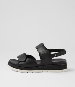 LOVELIES SU BLACK BLACK HEEL LEATHER