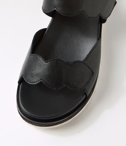 LOVELIES SU BLACK BLACK HEEL LEATHER