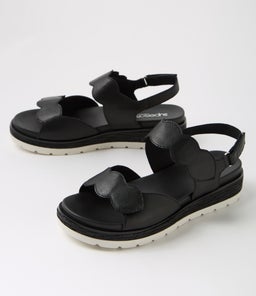 LOVELIES SU BLACK BLACK HEEL LEATHER