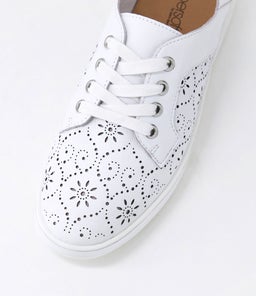 ALEXIS SU WHITE LEATHER