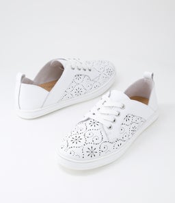 ALEXIS SU WHITE LEATHER