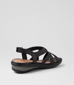 BIRDIES SU BLACK BLACK SOLE LEATHER