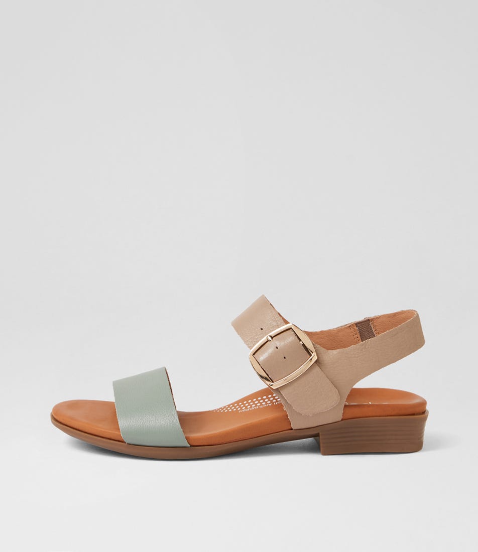 CLARISS SU SAGE TAUPE LEATHER