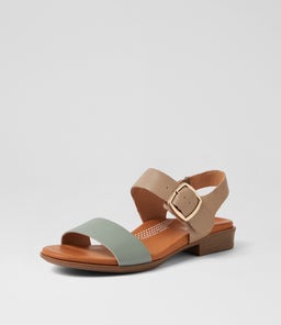 CLARISS SU SAGE TAUPE LEATHER