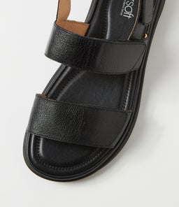 DARI SU BLACK BLACK SOLE LEATHER