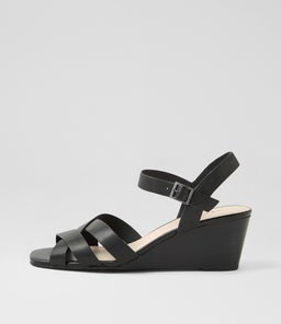 FLORADE SU BLACK BLACK HEEL LEATHER