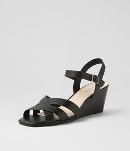 FLORADE SU BLACK BLACK HEEL LEATHER