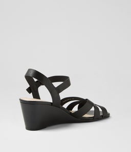 FLORADE SU BLACK BLACK HEEL LEATHER