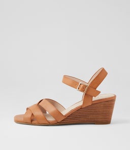 FLORADE SU DK TAN NATURAL HEEL LEATHER