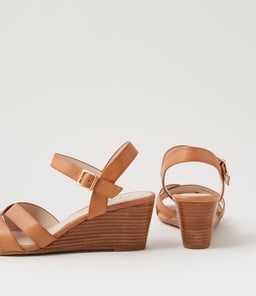 FLORADE SU DK TAN NATURAL HEEL LEATHER