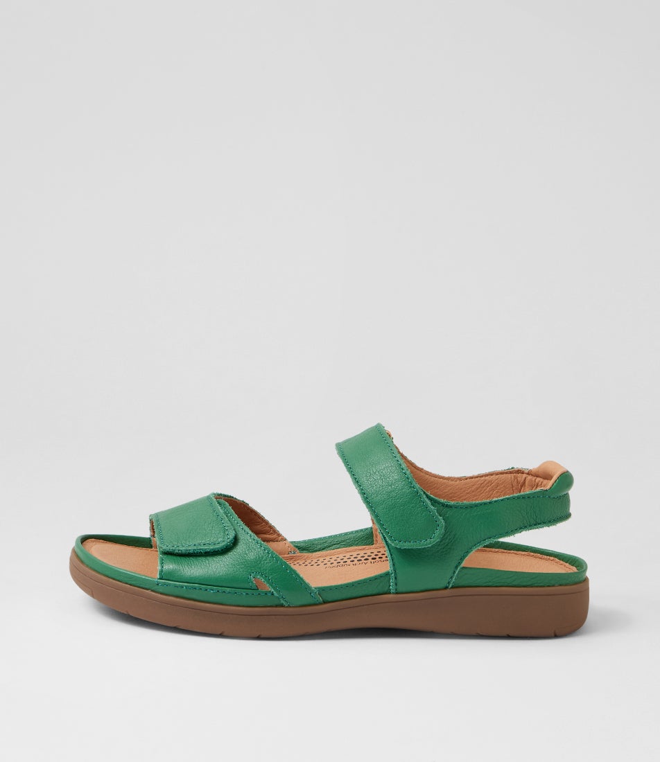 Kendals Emerald Gum Leather Sandals Kendals Emerald Gum Leather Sandals
