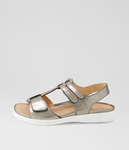 KURCIAL SU PEWTER WHITE SOLE LEATHER