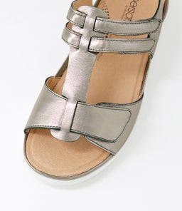 KURCIAL SU PEWTER WHITE SOLE LEATHER