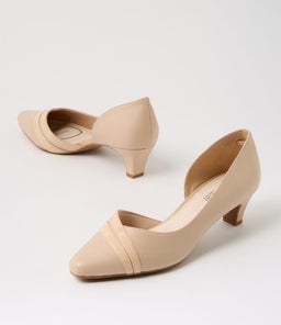 LIZZIS SU NUDE LEATHER PATENT