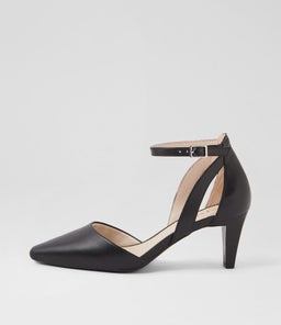 Miriams Black Leather Heels Miriams Black Leather Heels