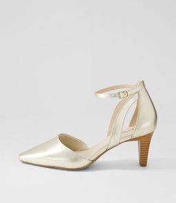 MIRIAMS SU PALE GOLD LEATHER
