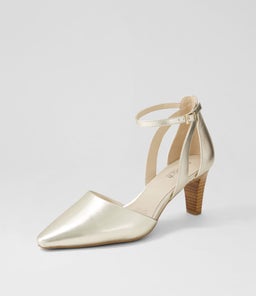 MIRIAMS SU PALE GOLD LEATHER
