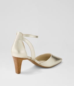 MIRIAMS SU PALE GOLD LEATHER