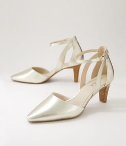 MIRIAMS SU PALE GOLD LEATHER