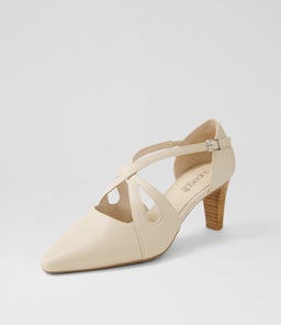 NESSI SU OFF WHITE LEATHER