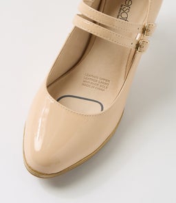 SAYSHELL SU NUDE PATENT LEATHER