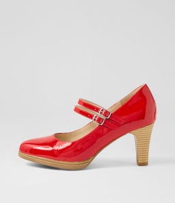 SAYSHELL SU RED PATENT LEATHER