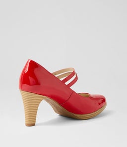 SAYSHELL SU RED PATENT LEATHER