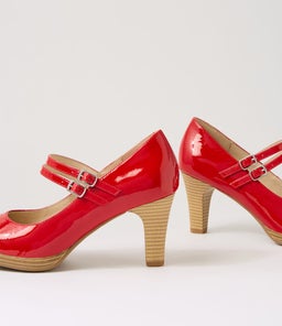 SAYSHELL SU RED PATENT LEATHER