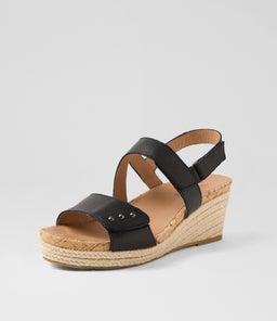 CARRIES SU BLACK LEATHER