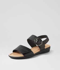FEFEE SU BLACK BLACK SOLE LEATHER