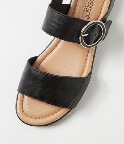 FEFEE SU BLACK BLACK SOLE LEATHER