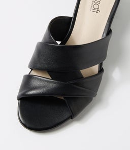 CAROLINES SU BLACK LEATHER